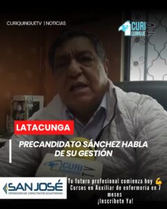 El precandidato a la Alcaldía del cantón Latacunga hizo una reseña de los diferentes proyectos que ejecutó en su administración.