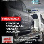 Varios vehículos que fueron decomisados en procesos judiciales de Tungurahua pasarán a administración de Inmobiliar.