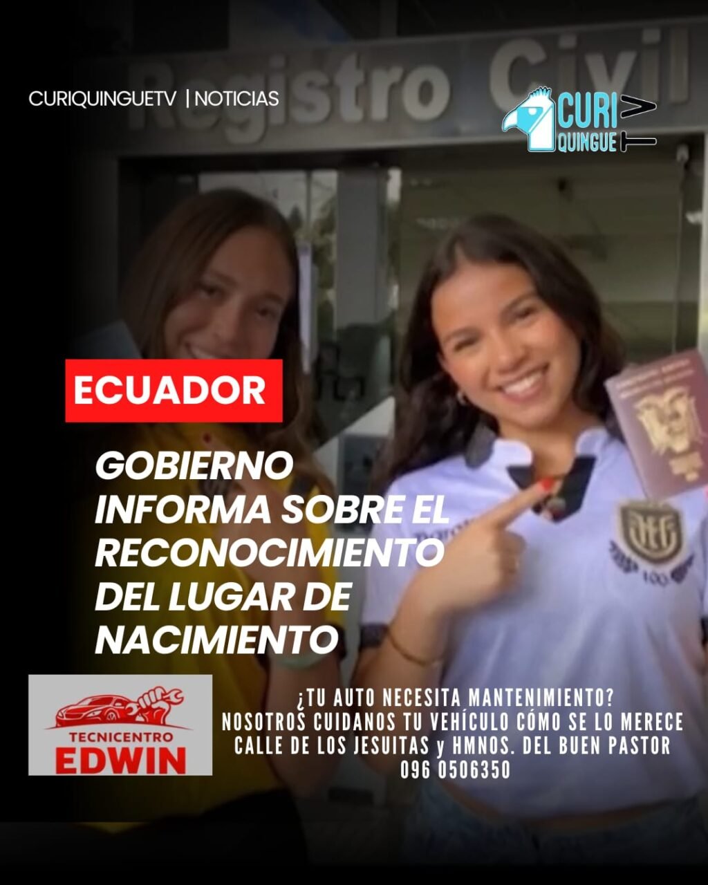 El Gobierno Nacional inició una campaña informativa para dar a conocer el procedimiento mediante el cual una persona puede realizar el reconocimiento de su lugar de nacimiento, conforme a la normativa vigente y los procesos establecidos por las entidades competentes.