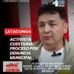 El activista latacungueño Raúl Arias se pronunció sobre una denuncia presentada por el Municipio de Latacunga relacionada con la tenencia de animales en un domicilio del sector urbano.