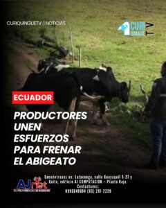 El incremento del delito de abigeato continúa generando preocupación entre los productores ganaderos del país. Ante esta problemática, la Asociación de Ganaderos de la Sierra y Oriente (AGSO), junto a la Policía Nacional, el Ministerio de Agricultura y centros agrícolas, conformaron una mesa intersectorial para coordinar acciones de prevención, control y respuesta frente al robo de ganado.