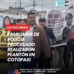 El uniformado enfrenta un proceso judicial por su presunta participación en la fuga de una persona privada de libertad del Centro de Rehabilitación Social de Cotopaxi.