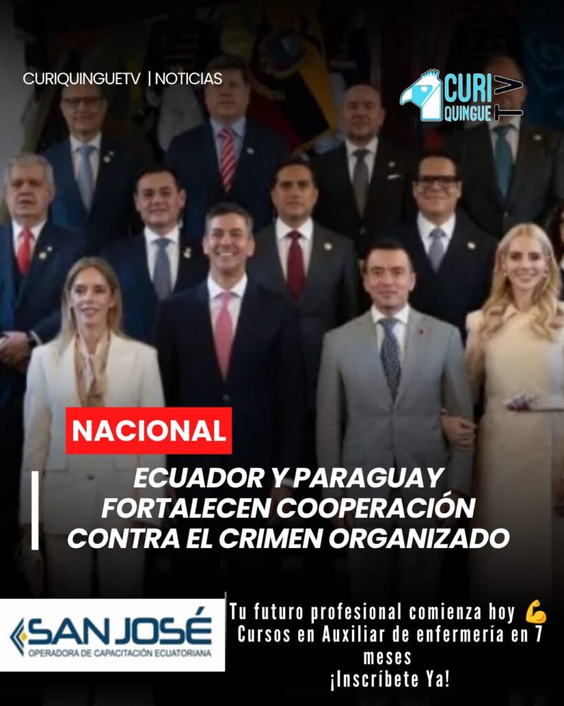 El presidente de Ecuador, Daniel Noboa, y su homólogo de Paraguay suscribieron importantes acuerdos de cooperación enfocados en la lucha contra el crimen organizado.