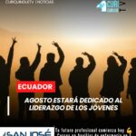 El Ministerio de Trabajo y Desarrollo Humano presentó en Tungurahua la agenda "Juventudes que Construyen el Ecuador", una iniciativa que busca fomentar el liderazgo y la participación activa de los jóvenes durante todo el mes de agosto.