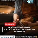 Más de 30 artesanos del sector del calzado participaron en un curso de modelado y aparado, donde fortalecieron sus conocimientos técnicos para mejorar la calidad de su producción.