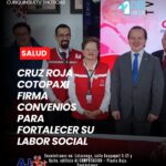 La Cruz Roja de Cotopaxi suscribió varios convenios interinstitucionales con el propósito de fortalecer el trabajo humanitario que desarrolla en la provincia.
