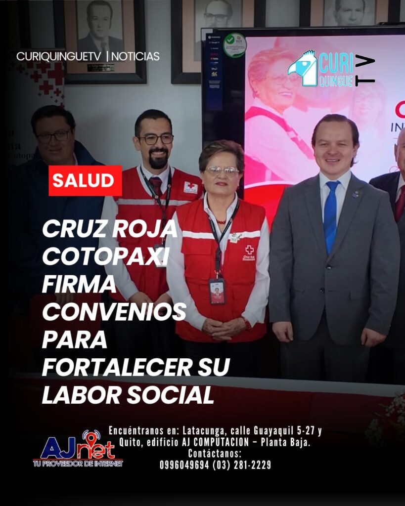La Cruz Roja de Cotopaxi suscribió varios convenios interinstitucionales con el propósito de fortalecer el trabajo humanitario que desarrolla en la provincia.