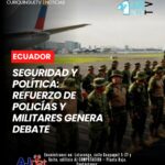 🚨 Cerca de 4.000 policías y 1.000 militares fueron destinados a reforzar la seguridad en Quito. El despliegue de miles de uniformados en la capital vuelve a poner sobre la mesa el debate sobre la seguridad y la violencia en Ecuador. Desde el Gobierno se ha señalado que detrás de determinados hechos violentos existirían intereses vinculados al crimen organizado y motivaciones políticas. Mientras tanto, analistas sostienen que la posible infiltración del crimen organizado en estructuras políticas ha sido evidenciada en distintas investigaciones, por lo que consideran necesario fortalecer las acciones institucionales para enfrentar esta problemática. #Seguridad #Quito #Ecuador #Política #CrimenOrganizado
