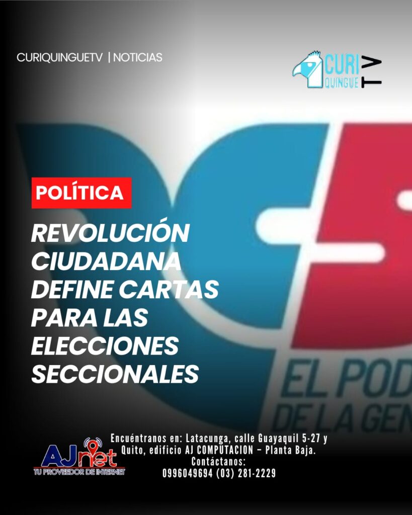 La Revolución Ciudadana avanza en la definición de su estrategia electoral de cara a las próximas elecciones seccionales.
