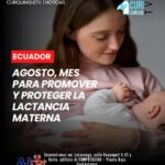 Agosto está dedicado a la promoción de la lactancia materna, una práctica considerada fundamental para la alimentación y desarrollo de los bebés.