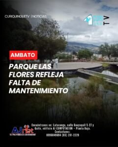 El estado del Parque Las Flores ha generado malestar entre quienes frecuentan este espacio recreativo debido al evidente deterioro de sus áreas verdes.