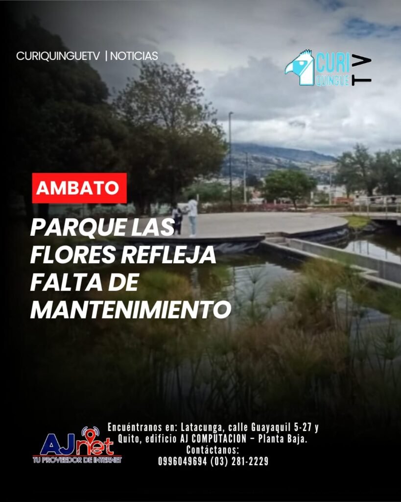 El estado del Parque Las Flores ha generado malestar entre quienes frecuentan este espacio recreativo debido al evidente deterioro de sus áreas verdes.