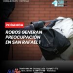 Los habitantes del barrio San Rafael 1, ubicado en la parte posterior de la UNACH, manifestaron su preocupación por el incremento de robos registrados durante las últimas semanas.