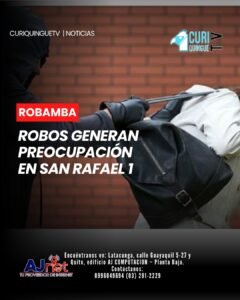 Los habitantes del barrio San Rafael 1, ubicado en la parte posterior de la UNACH, manifestaron su preocupación por el incremento de robos registrados durante las últimas semanas.
