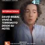El artista, quien se encuentra en el país, compartió con sus seguidores en redes sociales cómo experimentó el sismo desde el hotel donde permanece hospedado.