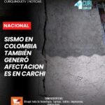 En la parroquia Urbina y la comunidad El Capote, habitantes reportaron grietas y daños en paredes y estructuras, principalmente en construcciones antiguas.