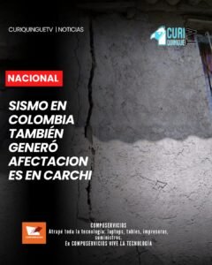 En la parroquia Urbina y la comunidad El Capote, habitantes reportaron grietas y daños en paredes y estructuras, principalmente en construcciones antiguas.