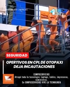 🚔 Fuerzas Armadas y Policía Nacional ejecutaron importantes acciones operativas en el Centro de Privación de Libertad (CPL) de Cotopaxi, como parte de los controles destinados a reforzar la seguridad dentro del centro penitenciario.