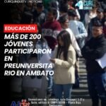 Más de 200 jóvenes de Tungurahua participaron en un programa preuniversitario impulsado por la Biblioteca de la Ciudad y Provincia.
