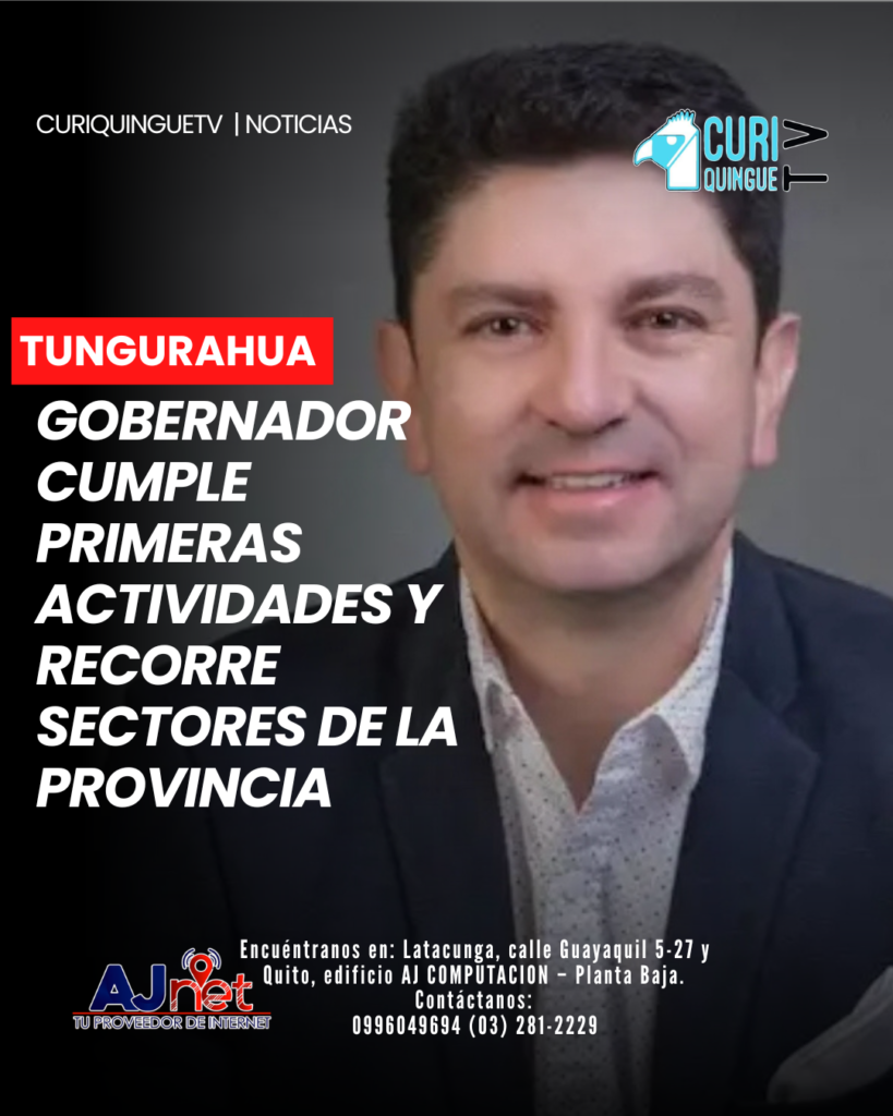 Gobernador cumple primeras actividades y recorre sectores de la provincia