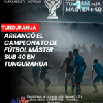 Arrancó el Campeonato de Fútbol Máster Sub 40 en Tungurahua