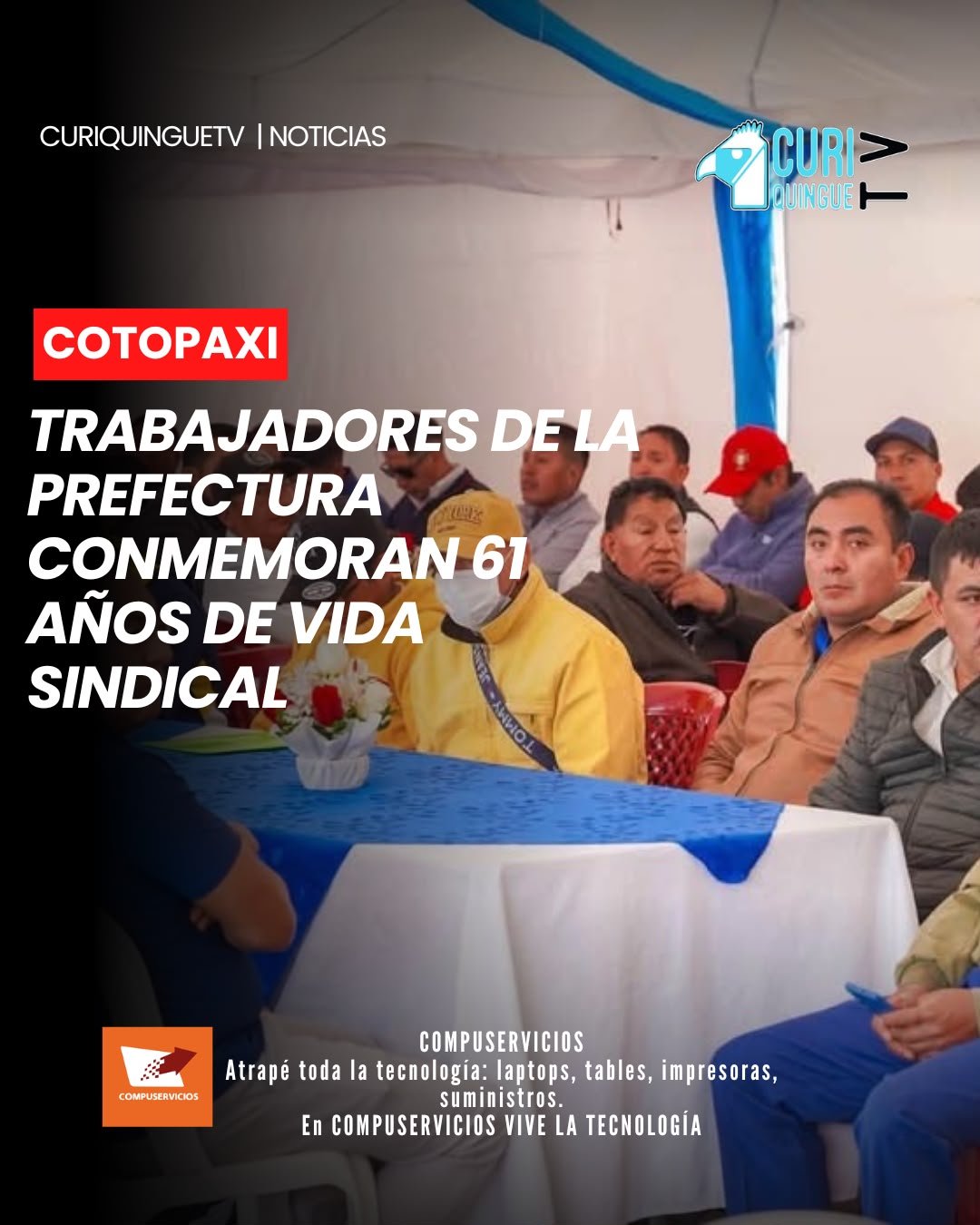El Sindicato Único de Trabajadores del Gobierno Provincial de Cotopaxi conmemoró sus 61 años de vida sindicaldurante una sesión solemne. En el acto se destacó la trayectoria de la organización y el trabajo que sus integrantes vienen realizando en beneficio del desarrollo y progreso de la provincia.
