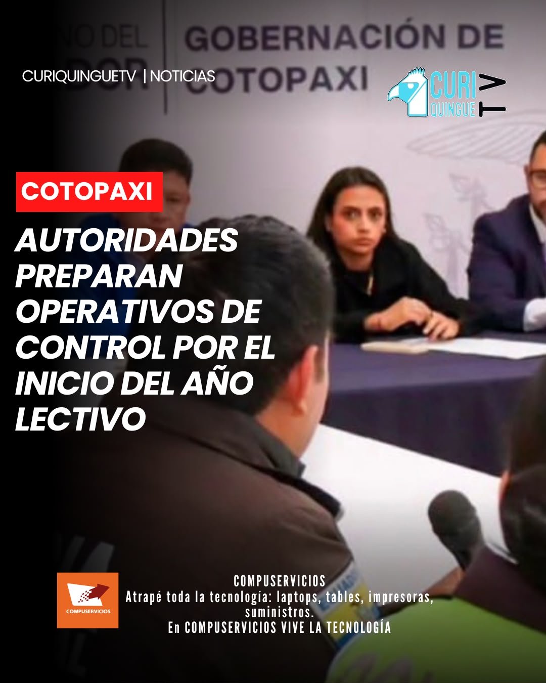 El jefe político del cantón Latacunga se refirió a las acciones de control que se ejecutarán en los establecimientos educativos ante el inicio del nuevo año lectivo. Los operativos estarán orientados a verificar el cumplimiento de las disposiciones y contribuir a que el retorno a clases se desarrolle con normalidad.