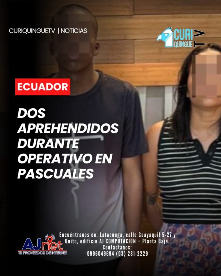 En el sector de Pascuales, provincia del Guayas, la Fuerza de Tarea Conjunta Guayas ejecutó un operativo que permitió la aprehensión de Hugo Andrés M., señalado como presunto colaborador del GDO Los Choneros, y Alfonso Aquilino.