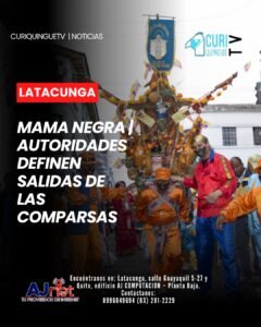 Luego de una reunión de trabajo, las autoridades de control establecieron disposiciones para el desarrollo de las actividades de la Mama Negra, en el marco de las festividades en honor a la Virgen de La Merced. 🙏🎭