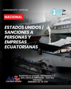 Estados Unidos sancionó a 15 personas y empresas ecuatorianas y bloqueó 10 embarcaciones pesqueras, a las que señala de formar parte de una estructura logística presuntamente utilizada para transportar grandes cargamentos de cocaína hacia México. 🚢