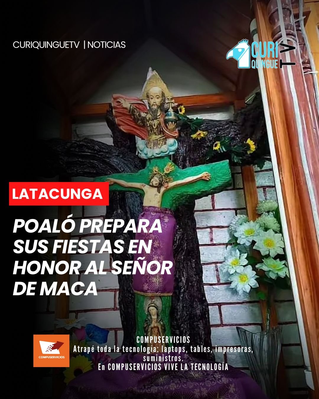 El presidente del Comité de Fiestas de la parroquia Poaló dio a conocer la programación que se desarrollará con motivo de las fiestas en honor a su patrono, el Señor de Maca. Las actividades buscan reunir a moradores y visitantes en una jornada de tradición, cultura y celebración.