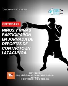 El pasado fin de semana se desarrolló en Latacunga una jornada deportiva de contacto que contó con la participación de niñas y niños. La actividad busca incentivar la práctica deportiva y generar espacios de formación que permitan identificar a quienes tienen condiciones para destacar en estas disciplinas.