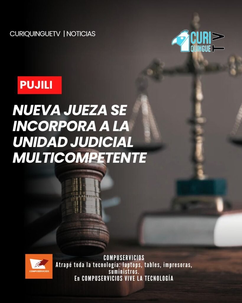 La Unidad Judicial de Pujilí cuenta con una nueva jueza para el área Multicompetente. La incorporación tiene como objetivo incrementar el número de administradores de justicia y fortalecer la atención a los usuarios en la provincia de Cotopaxi.