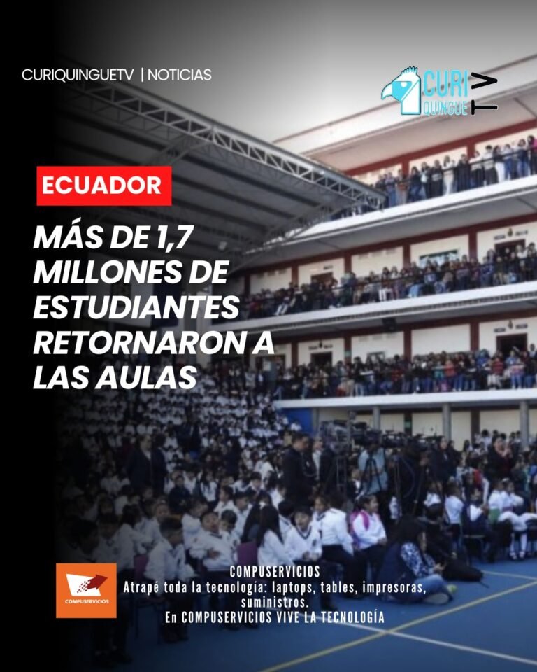 Este 1 de septiembre inició el nuevo año lectivo en la región Sierra y Amazonía. De acuerdo con las cifras anunciadas, alrededor de un millón 700 mil estudiantes y más de 100 mil docentes forman parte del regreso a clases en este nuevo periodo académico.