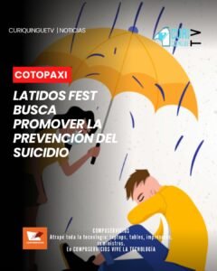 🩺 DIRECCIÓN DE SALUD COTOPAXI En el marco del Día Mundial de la Prevención del Suicidio, que se conmemora cada 10 de septiembre, la Dirección de Salud de Cotopaxi prepara el concurso de bandas denominado “Latidos Fest”, una iniciativa que busca generar conciencia y promover espacios de prevención y cuidado de la salud mental. #Cotopaxi #Salud #LatidosFest #PrevenciónDelSuicidio #SaludMental