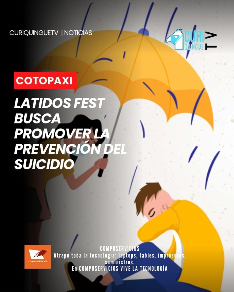 🩺 DIRECCIÓN DE SALUD COTOPAXI En el marco del Día Mundial de la Prevención del Suicidio, que se conmemora cada 10 de septiembre, la Dirección de Salud de Cotopaxi prepara el concurso de bandas denominado “Latidos Fest”, una iniciativa que busca generar conciencia y promover espacios de prevención y cuidado de la salud mental. #Cotopaxi #Salud #LatidosFest #PrevenciónDelSuicidio #SaludMental