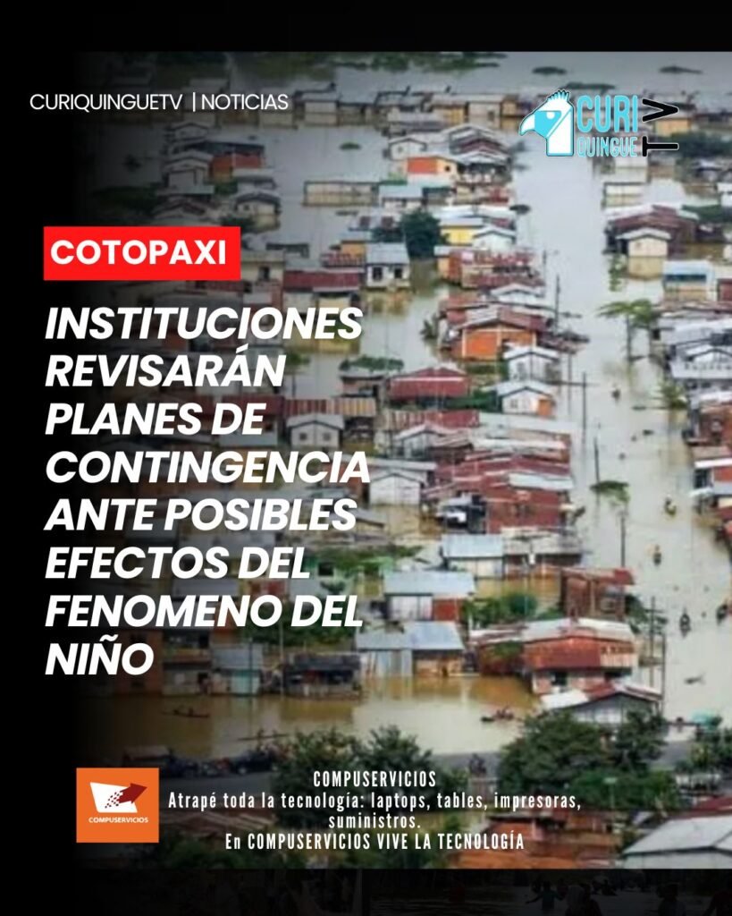 El gobernador de Cotopaxi informó sobre las acciones que se aplicarán para prevenir mayores afectaciones ante los posibles efectos del fenómeno de El Niño. Como parte de este trabajo, se revisarán los planes de contingencia de los municipios y de la Prefectura, con el objetivo de fortalecer la capacidad de respuesta.