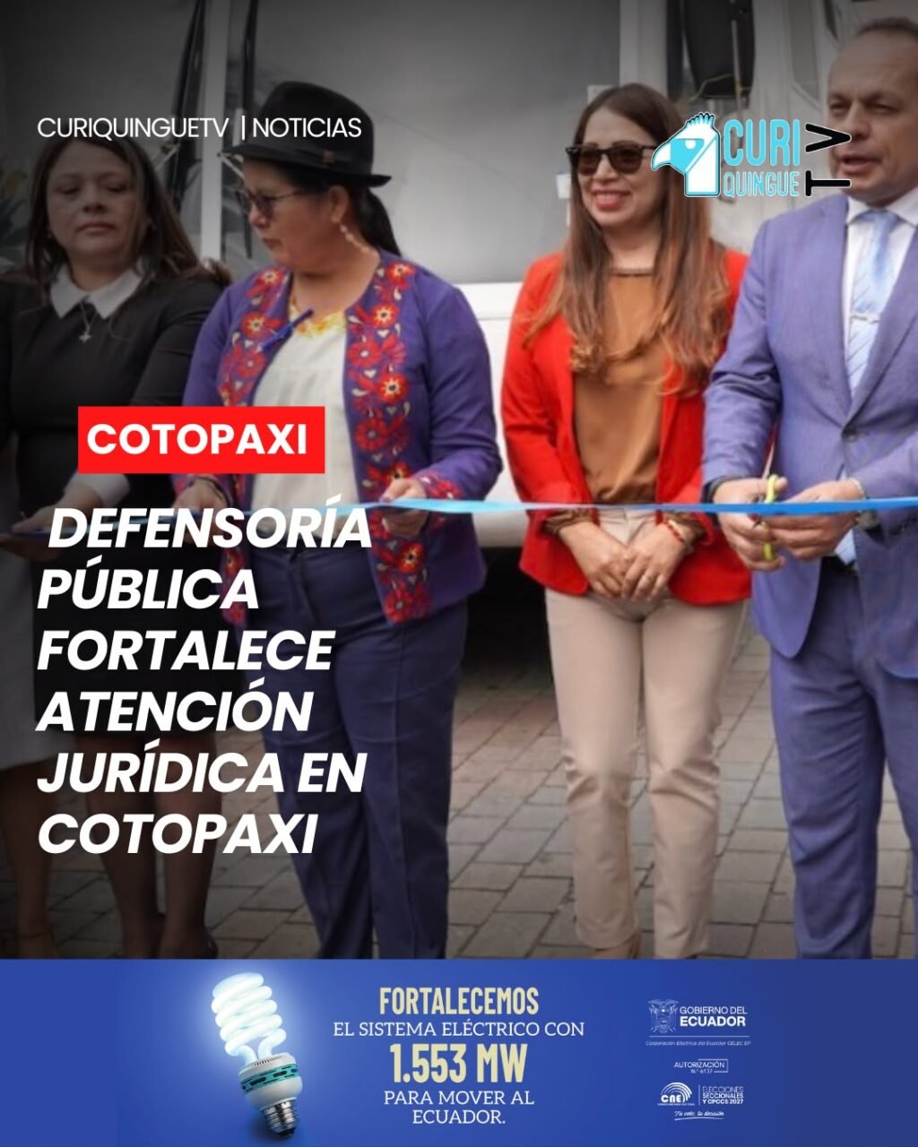 La Defensoría Pública de Cotopaxi continúa fortaleciendo el servicio jurídico para las personas que requieren apoyo legal. La atención está principalmente dirigida a los sectores vulnerables de la provincia, con el objetivo de garantizar el acceso a la justicia y una adecuada defensa de sus derechos. 👨‍⚖️📚