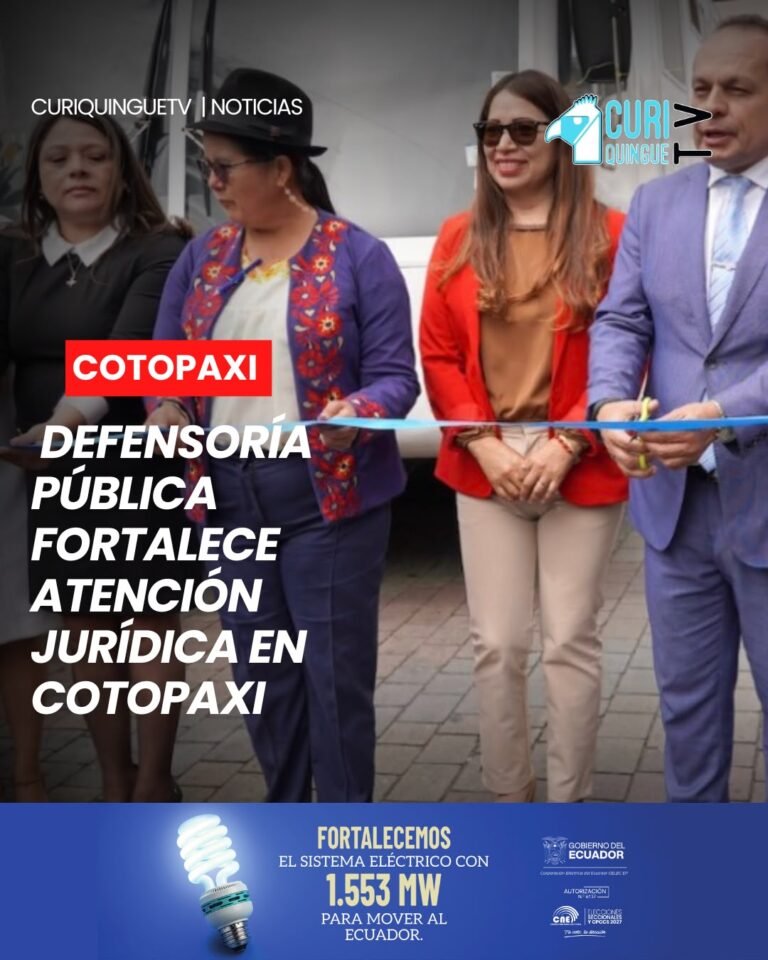 La Defensoría Pública de Cotopaxi continúa fortaleciendo el servicio jurídico para las personas que requieren apoyo legal. La atención está principalmente dirigida a los sectores vulnerables de la provincia, con el objetivo de garantizar el acceso a la justicia y una adecuada defensa de sus derechos. 👨‍⚖️📚