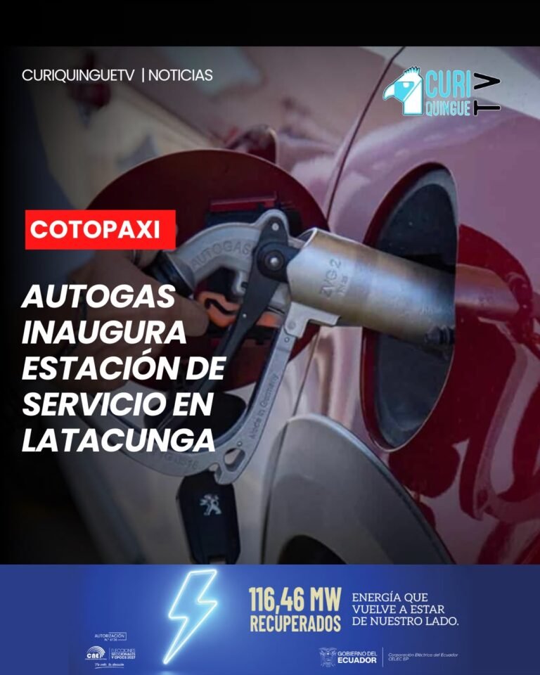 En Latacunga se realizó la inauguración de la estación de servicio Autogas, que incorporará el abastecimiento de Gas Licuado de Petróleo (GLP) para el sector del transporte comercial, especialmente para los taxistas. La iniciativa busca ampliar las alternativas de abastecimiento para este sector.