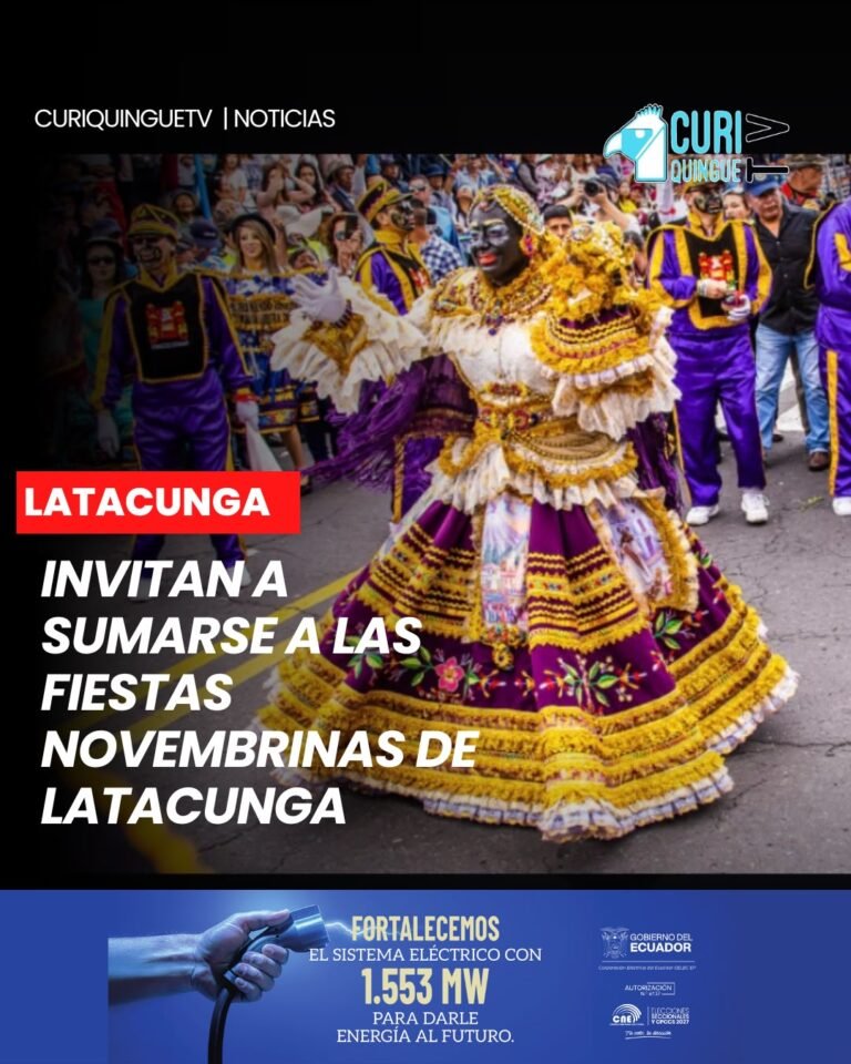 El presidente del Comité de Fiestas Latacunga 2026, Cristian Molina, realizó un llamado a los dirigentes y moradores de los barrios, asociaciones, gremios y diferentes organizaciones de la ciudad para que se sumen a las actividades previstas por las fiestas novembrinas. La invitación busca fortalecer la participación ciudadana y mantener vivas las tradiciones de Latacunga.
