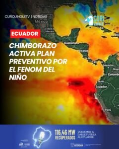 El Ministerio de Infraestructura y Tecnología activó un plan preventivo en la provincia de Chimborazo con el propósito de reducir posibles afectaciones ante la presencia del fenómeno de El Niño.