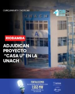 Este jueves se realizó la firma de adjudicación para la ejecución del proyecto denominado “Casa U”, en el campus Édison Riera de la Universidad Nacional de Chimborazo (UNACH).