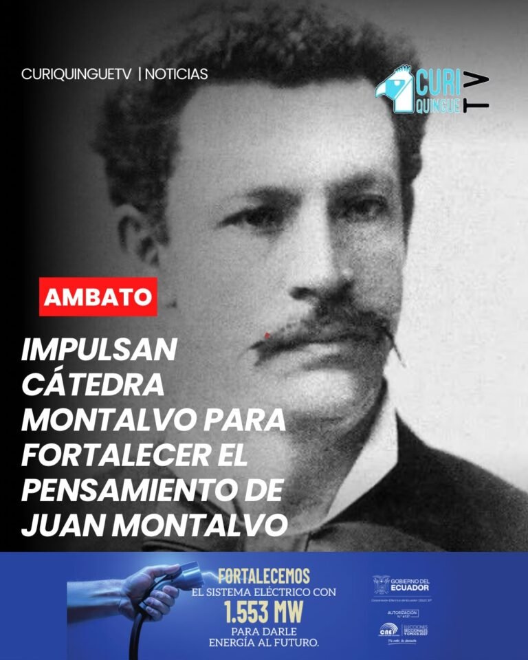 ✍️ Autoridades educativas de Ambato impulsan la recuperación y difusión del pensamiento de Juan Montalvo en las aulas. La iniciativa estará dirigida principalmente a estudiantes de los últimos años de bachillerato.