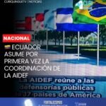 Ricardo Morales, defensor público general del Ecuador, fue elegido coordinador general de la Asociación Interamericana de Defensorías Públicas (AIDEF), durante la sesión de su Consejo Directivo, realizada en Brasil.