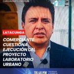Eran aproximadamente las 09:00 de este miércoles, cuando en la calle Belisario Quevedo, en Latacunga, la propietaria de uno de los locales ubicados en el área donde se ejecuta el proyecto Laboratorio Urbano se acercó a increpar a Carlos González, presidente del Colegio de Arquitectos de Cotopaxi.