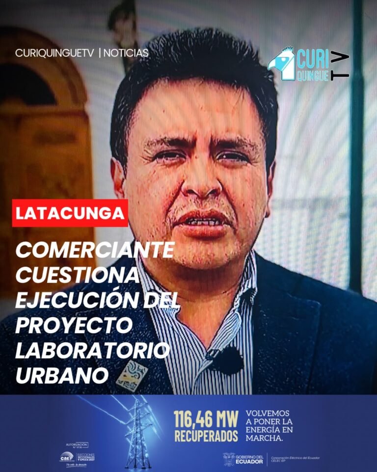 Eran aproximadamente las 09:00 de este miércoles, cuando en la calle Belisario Quevedo, en Latacunga, la propietaria de uno de los locales ubicados en el área donde se ejecuta el proyecto Laboratorio Urbano se acercó a increpar a Carlos González, presidente del Colegio de Arquitectos de Cotopaxi.