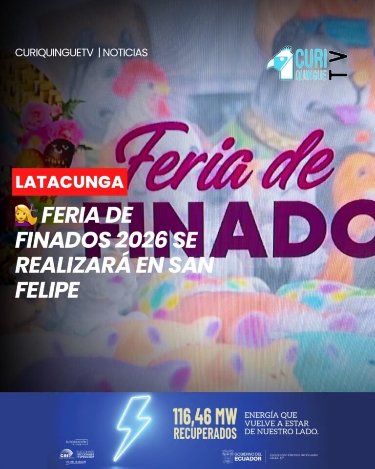 La Feria de Finados 2026, organizada por comerciantes y artesanos, con la coordinación del Municipio de Latacunga, se desarrollará del 28 de octubre al 4 de noviembre.