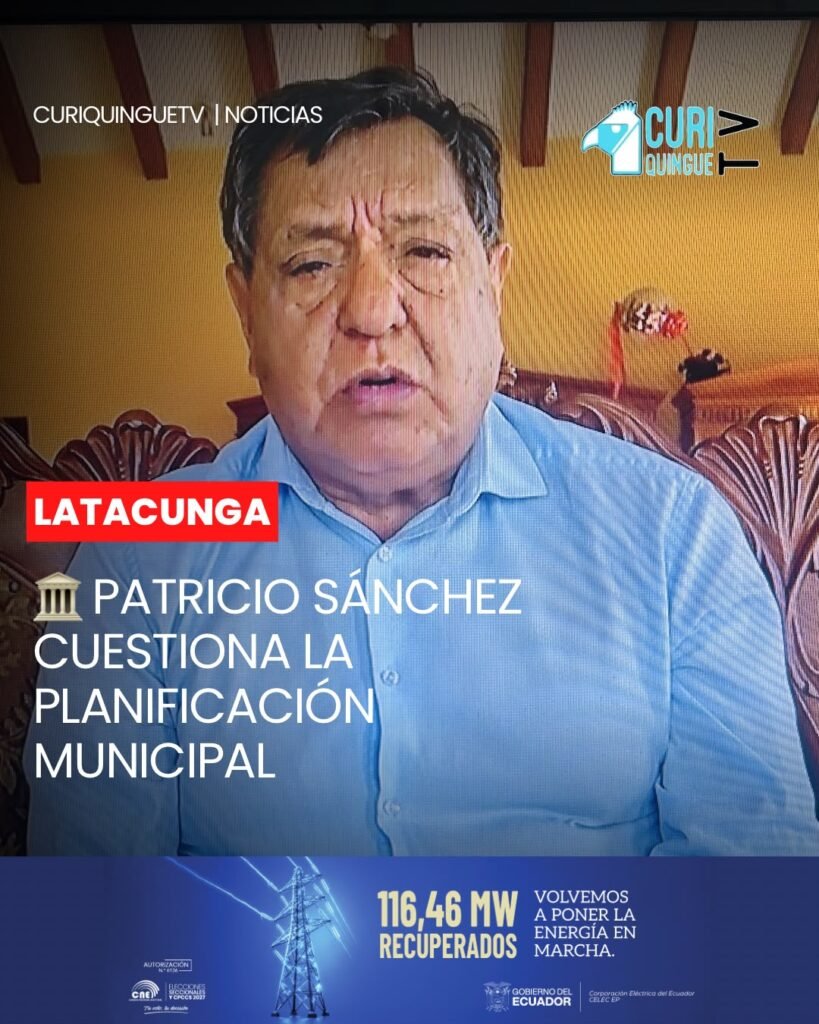 El precandidato a la Alcaldía de Latacunga, Patricio Sánchez, cuestionó la gestión de la actual administración municipal y sostuvo que, a su criterio, la falta de planificación provoca que varios proyectos queden a medias.