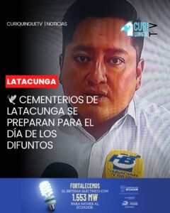 A pocos días de la celebración del Día de los Difuntos, los cementerios El Vergel y Nintinacazo, en Latacunga, son intervenidos con trabajos de adecentamiento y mantenimiento.